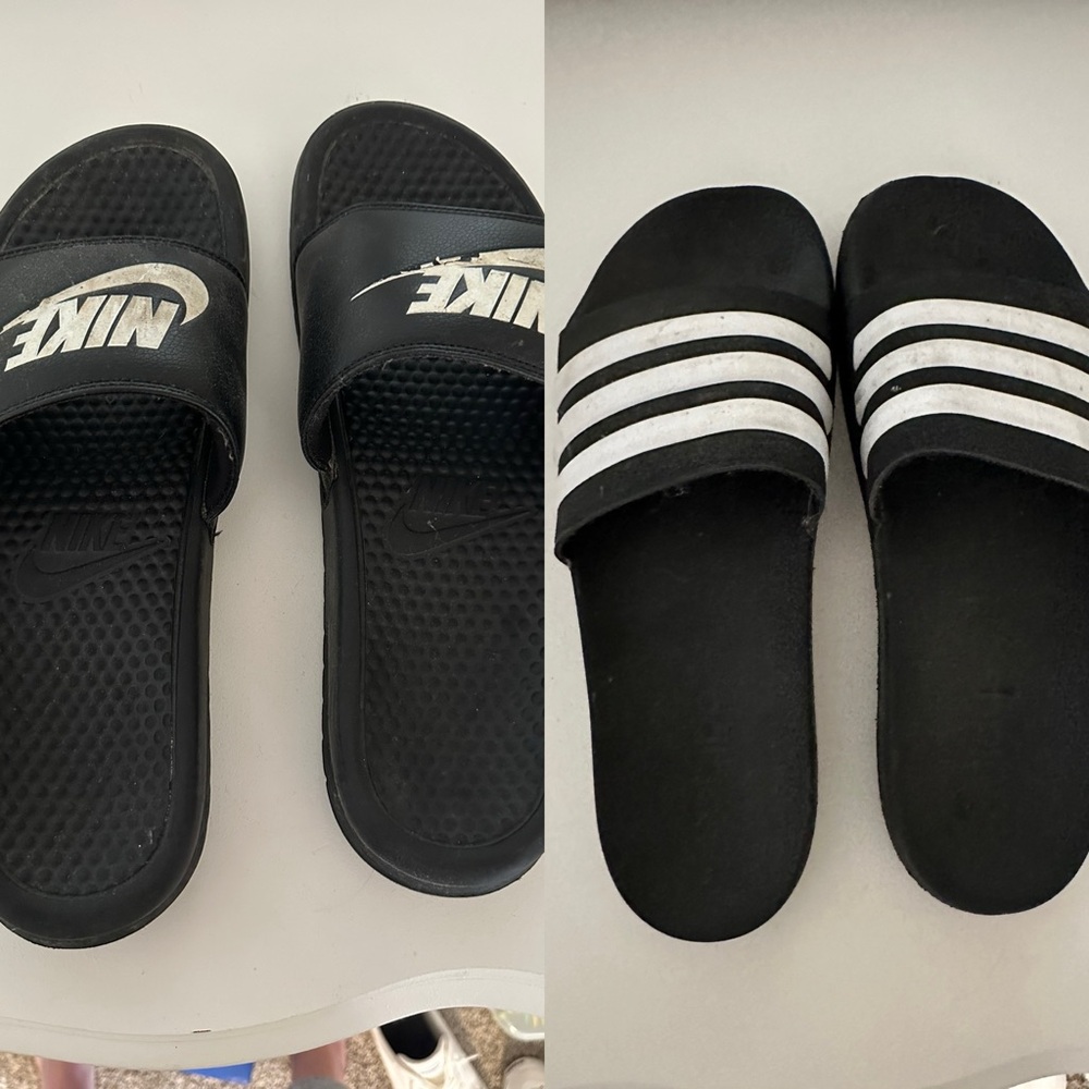 Nike ADIDAS bundle men slides